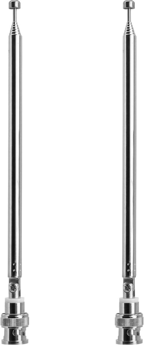 Telescopische Antenne - Radio Antenne Versterker Antenne - Signaal Ontvangen - 7 Secties Uitschuifbaar - 67.5 cm - Zilver