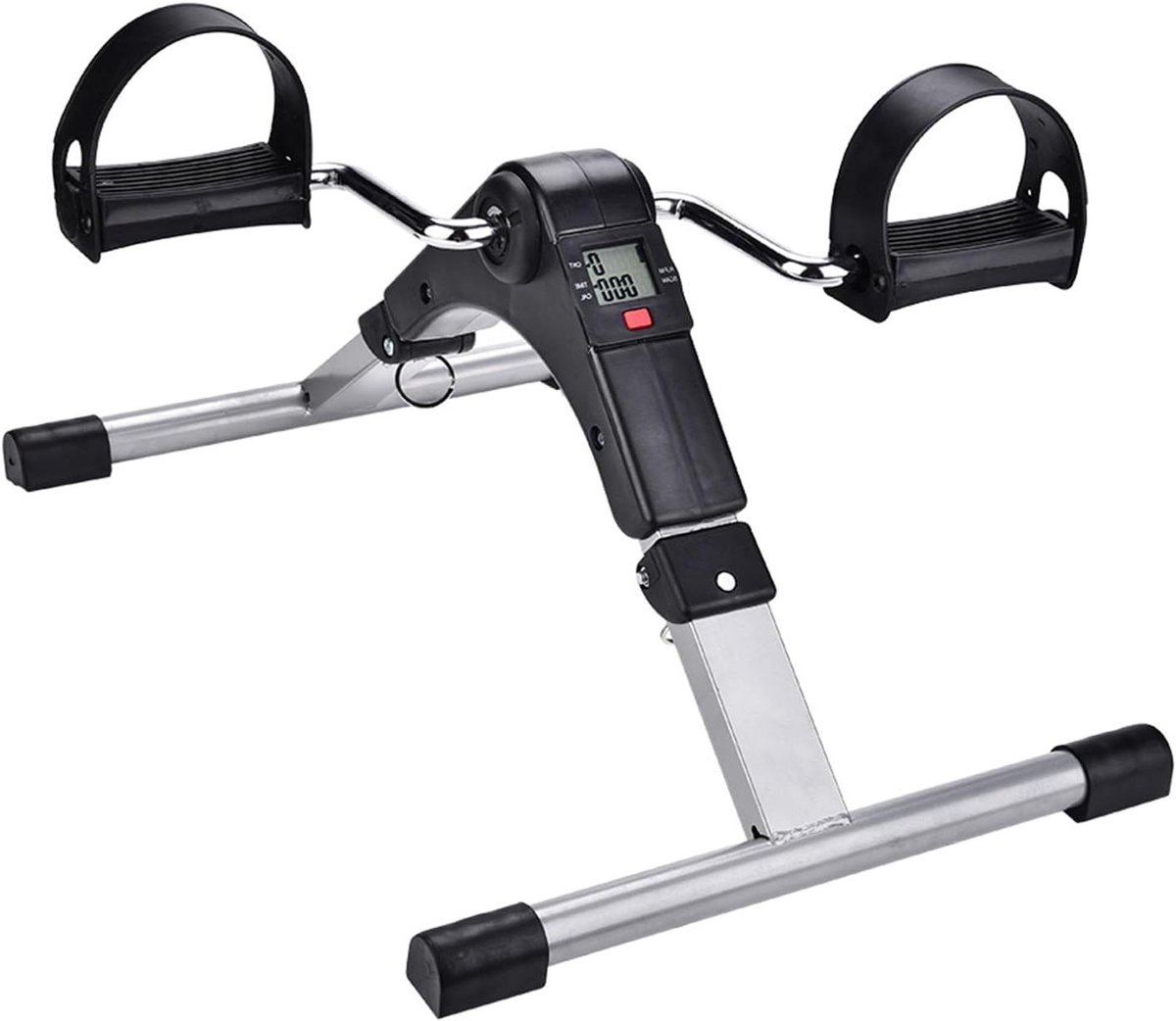 Opvouwbare Fietstrainer - Beentrainer Hometrainer - Thuis Fitness - Instelbare Weerstand - 48 x 36 x 23.3 cm - Zwart
