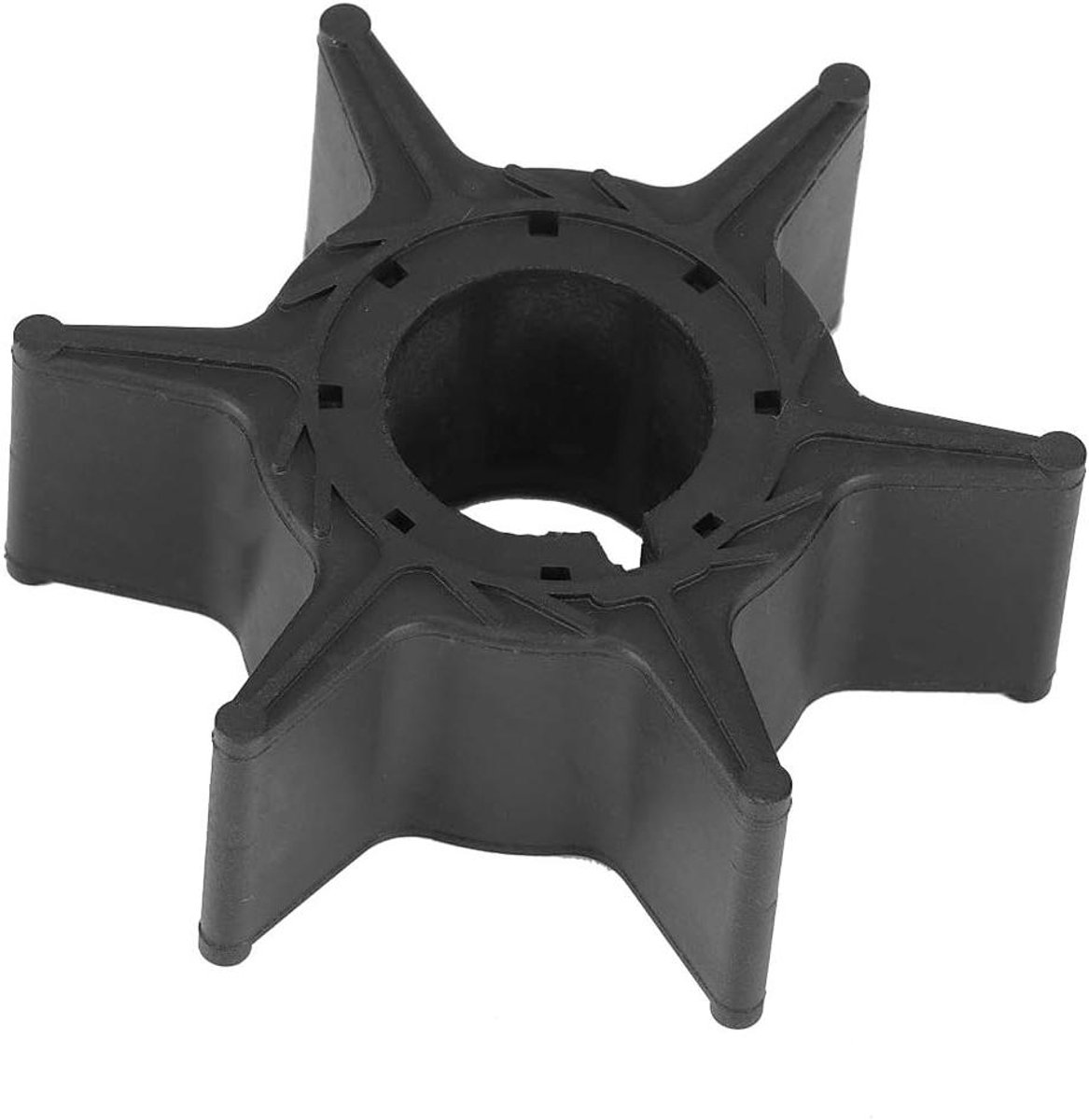 Motor Waaier - Waterpomp Onderdeel - Buitenboordmotor Onderhoud - Rubberen Constructie - 19 g - Zwart