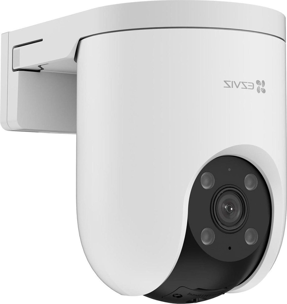 Panoramische Buiten Camera - IP Camera PoE - Huisbeveiliging - Stroom via Ethernet - 30m Nachtzicht - Wit