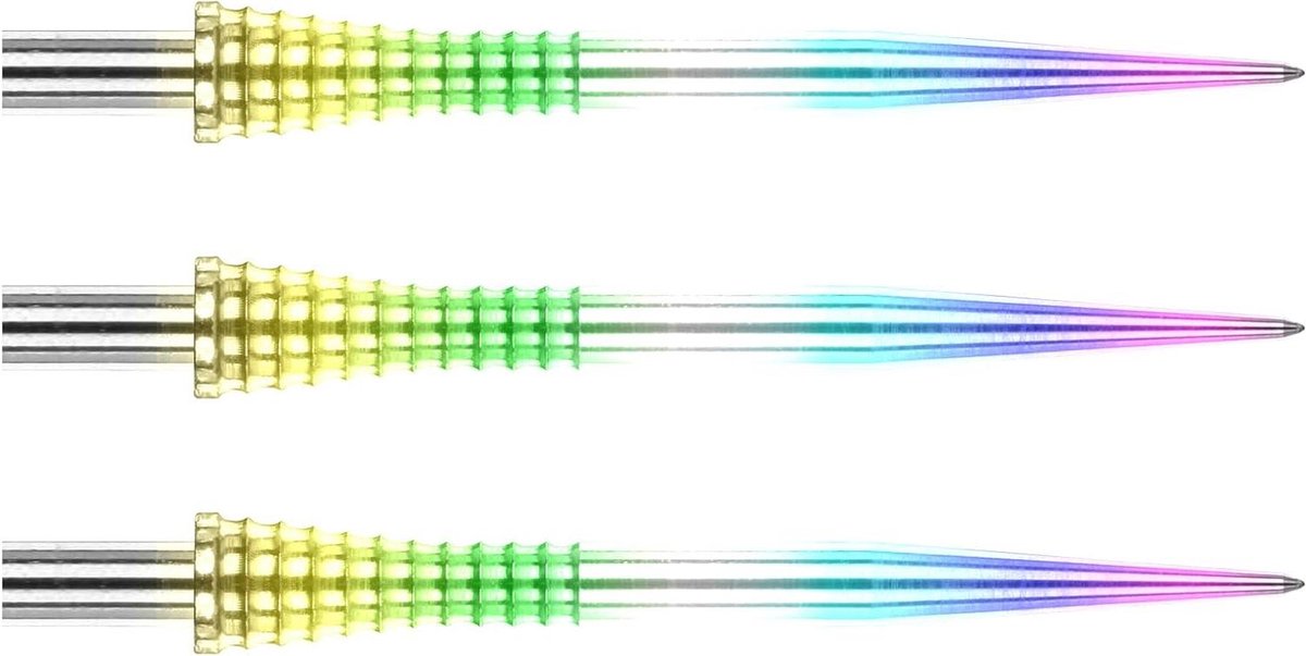 Dartpunten - Dartpijlen - Dartspel Verbeteren - Oversized Tip Ontwerp - 33mm - Regenboog Effect