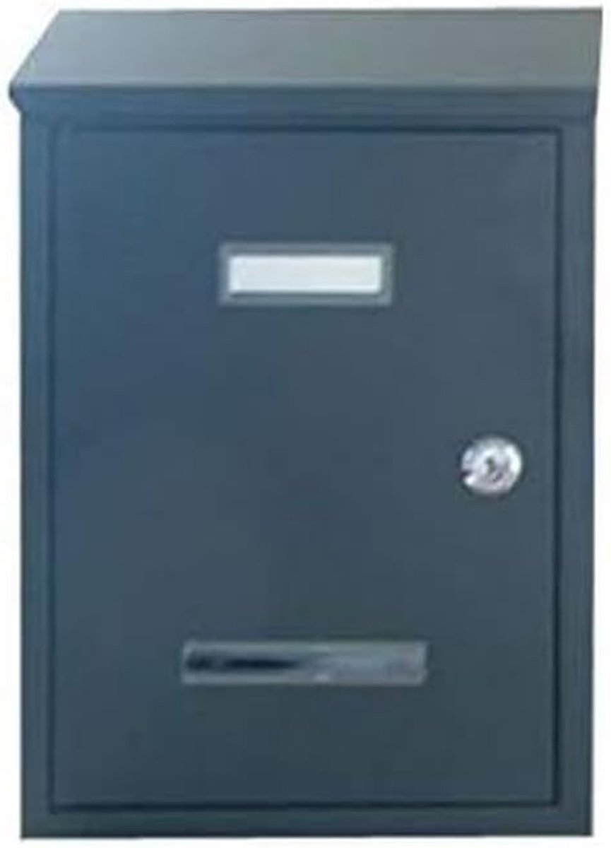 Aluminium brievenbus - Postbak - Post ontvangen - Wandmontage - 358 x 238 x 7 cm - Grijs