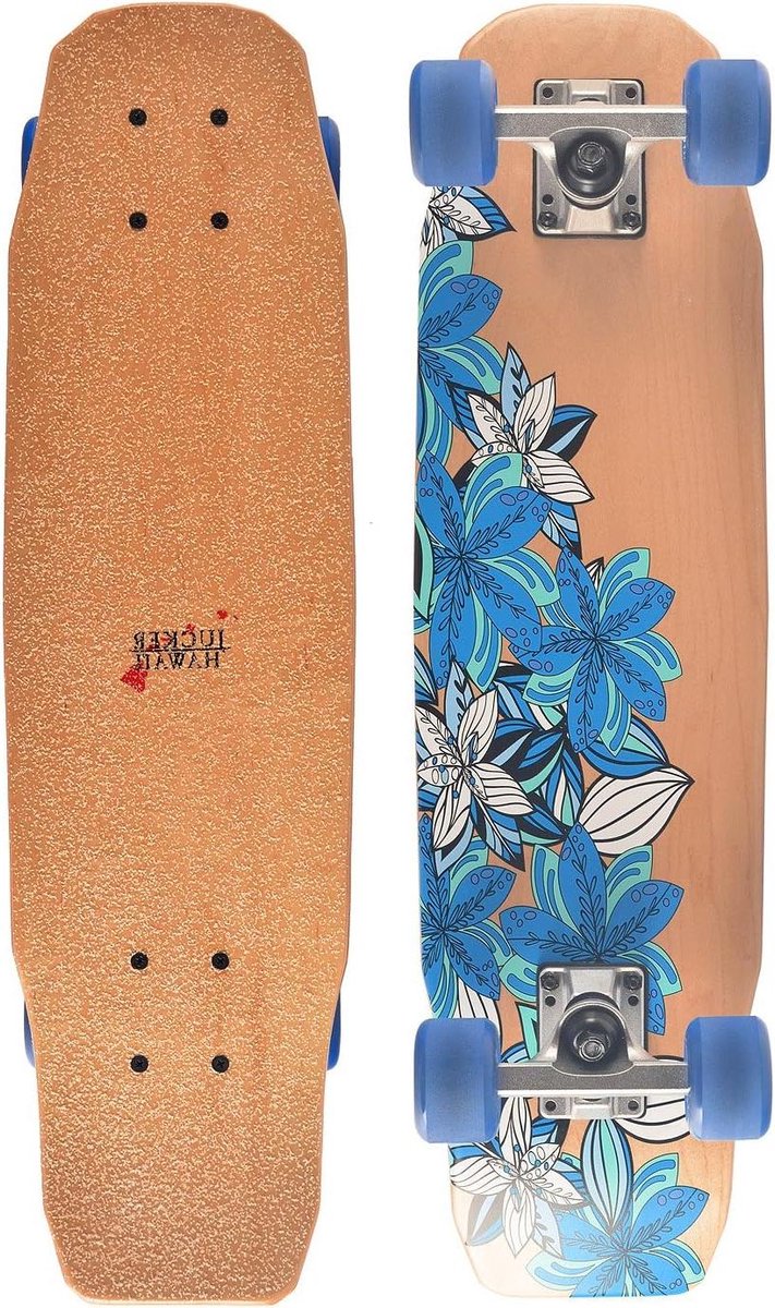 Houten Skateboard Cruiser Mini Cruiser Board Stadstransport Lichtgewicht Wendbaar 66 cm