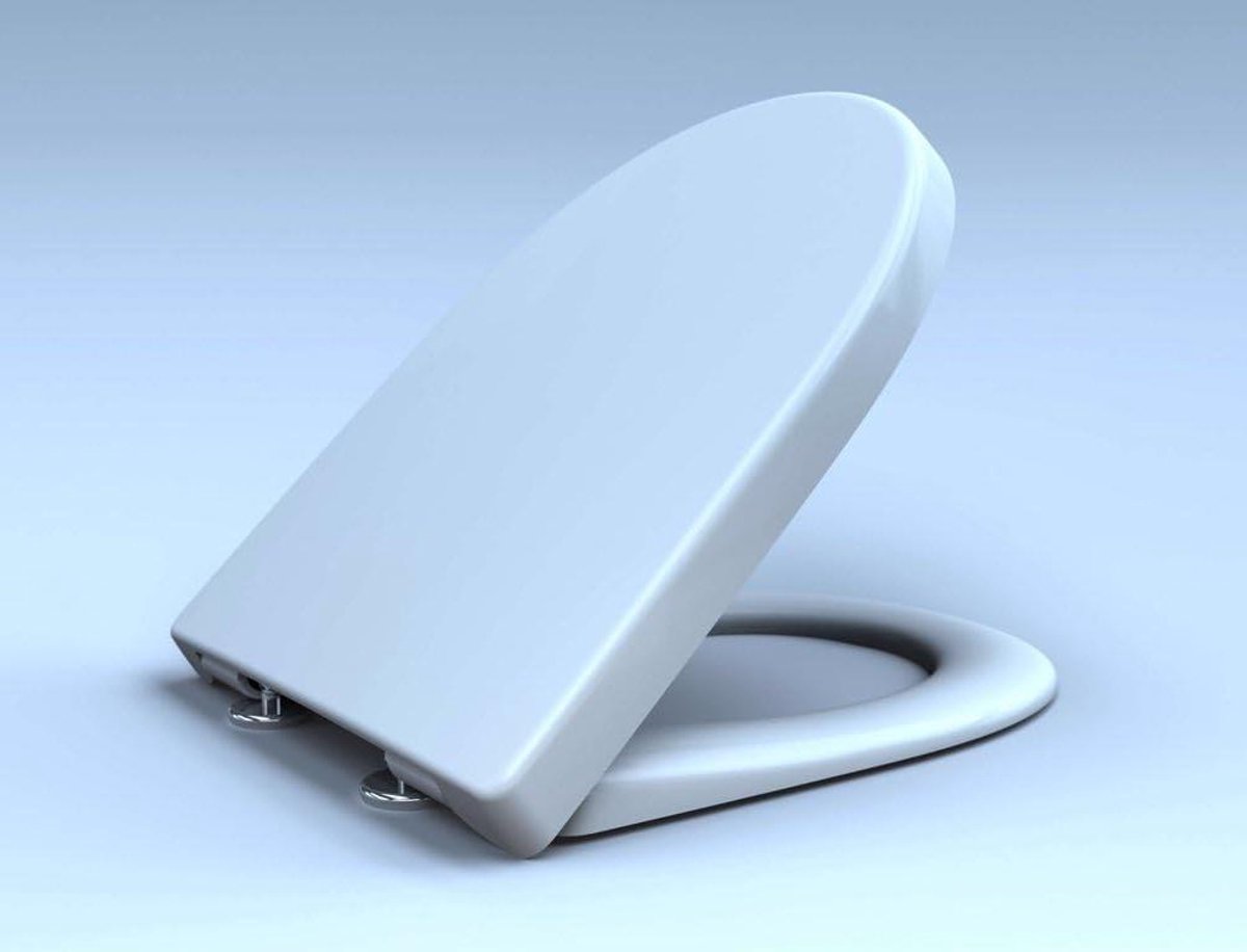 Toiletbril - WC Deksel - Badkamer Opfrissen - SoftClose Systeem - U-Vorm - Wit