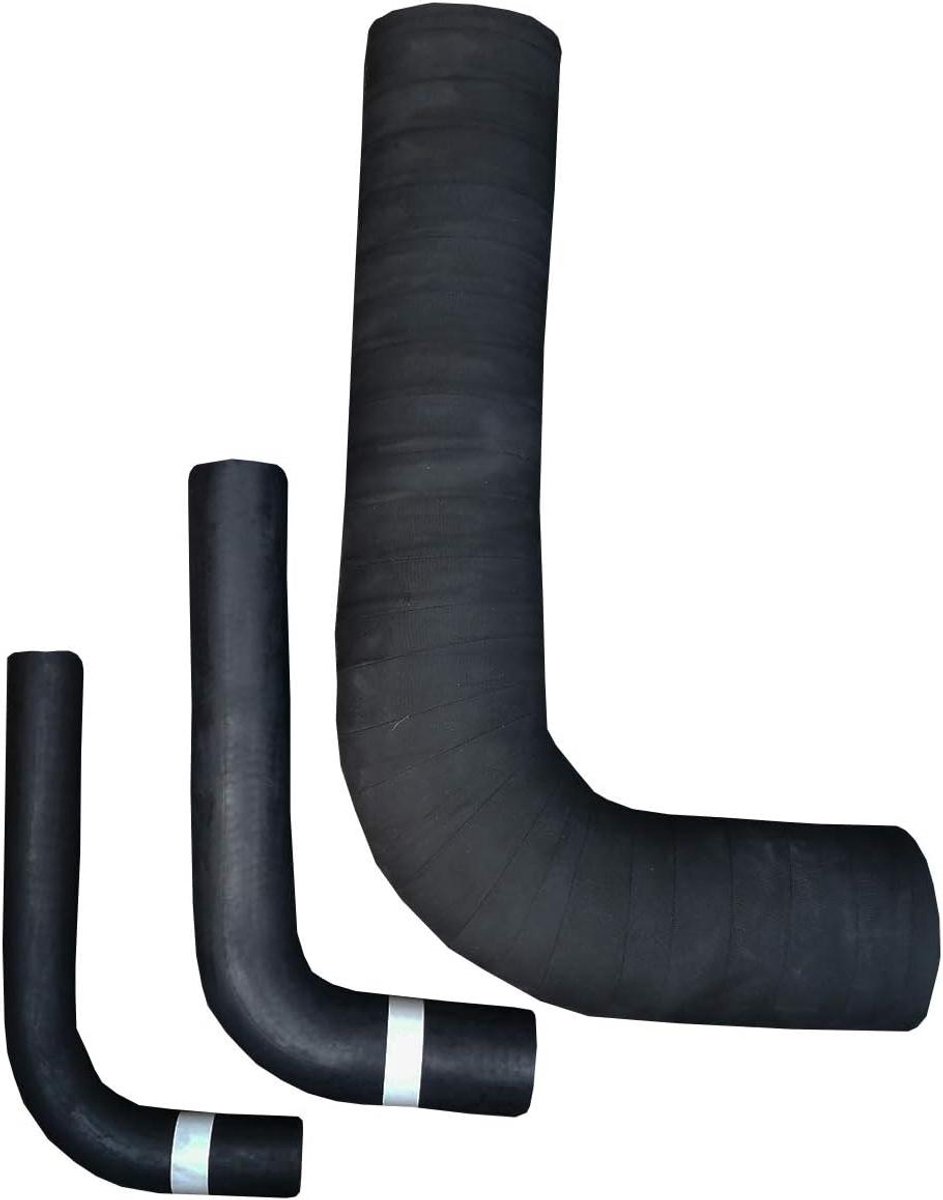 Koelwaterslang EPDM rubber - Koelslang vacuümslang - Motorkoeling reparatie - Versterkte constructie - Ø55-16x32cm - Zwart