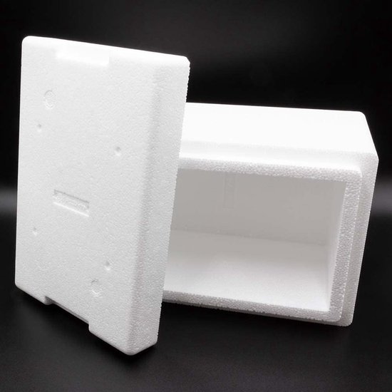 Thermobox Piepschuim - Isolatiebox Vervoerbox - Dieren Vervoeren - Goede Isolatie - 75 liter - Wit — afbeelding 3