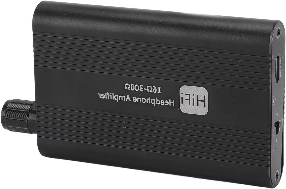 Draagbare Hoofdtelefoon Versterker - Hifi Audio Versterker - Muziek Luisteren - 1500mAh Batterij - 14 x 10 x 2 cm