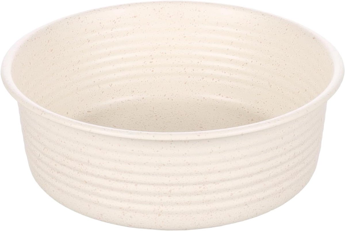 Voerbak Hond - Voederbak Huisdier - Eten Geven - Antislip Onderkant - 21 cm - Wit