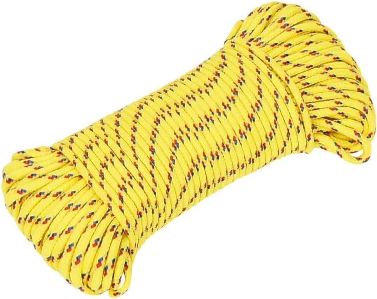 Boot Touw - Scheepstouw Polypropeen - Vastleggen Boot - Weerbestendig Materiaal - 5 mm x 250 m - Geel