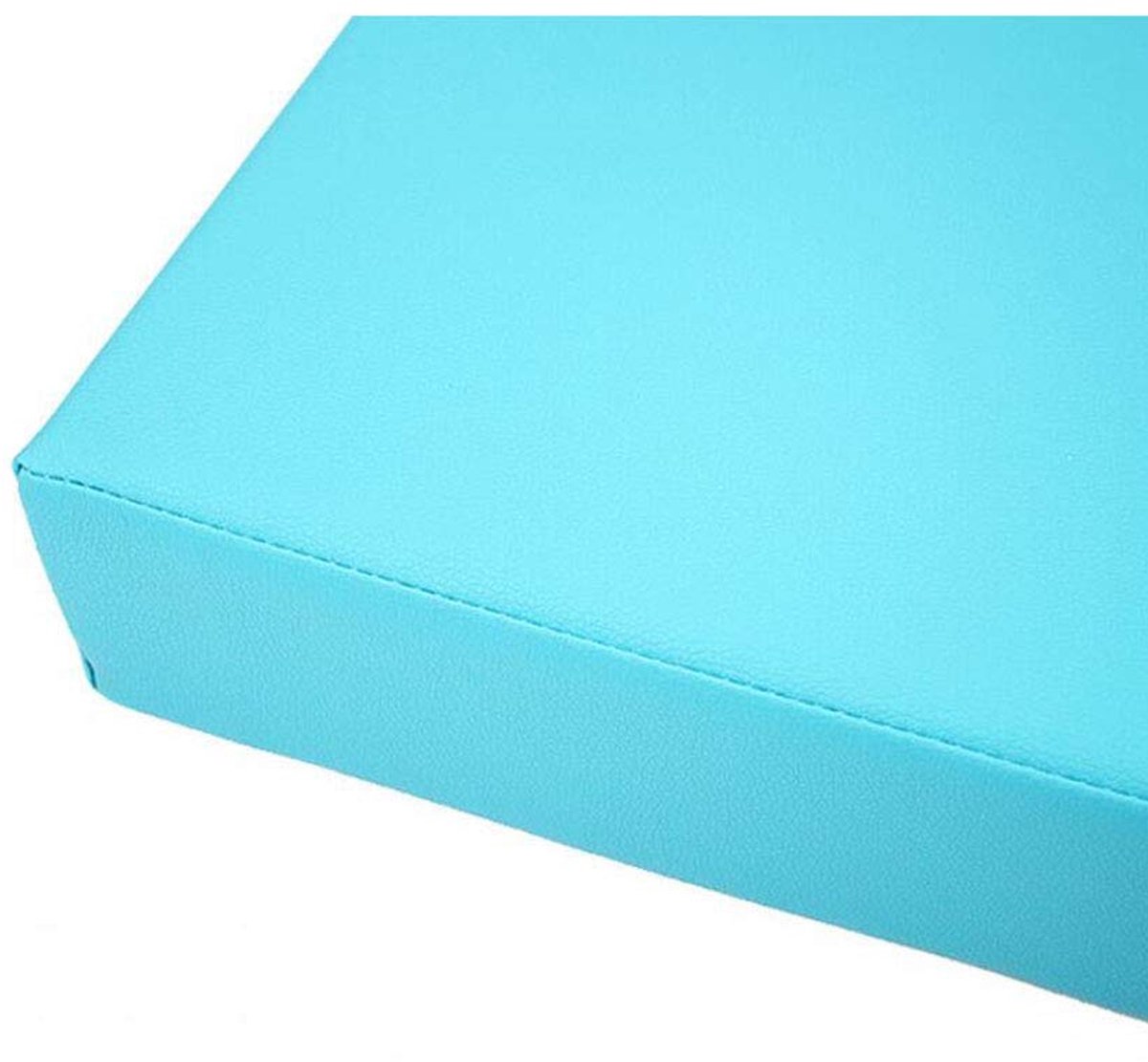 Bankkussen raamkussens tuinpalletskussens terrasmeubilair kussens voor metalen houten banken meerdere maten-meer blauw 110 × 30 × 5 cm (43 × 12 × 2 in)