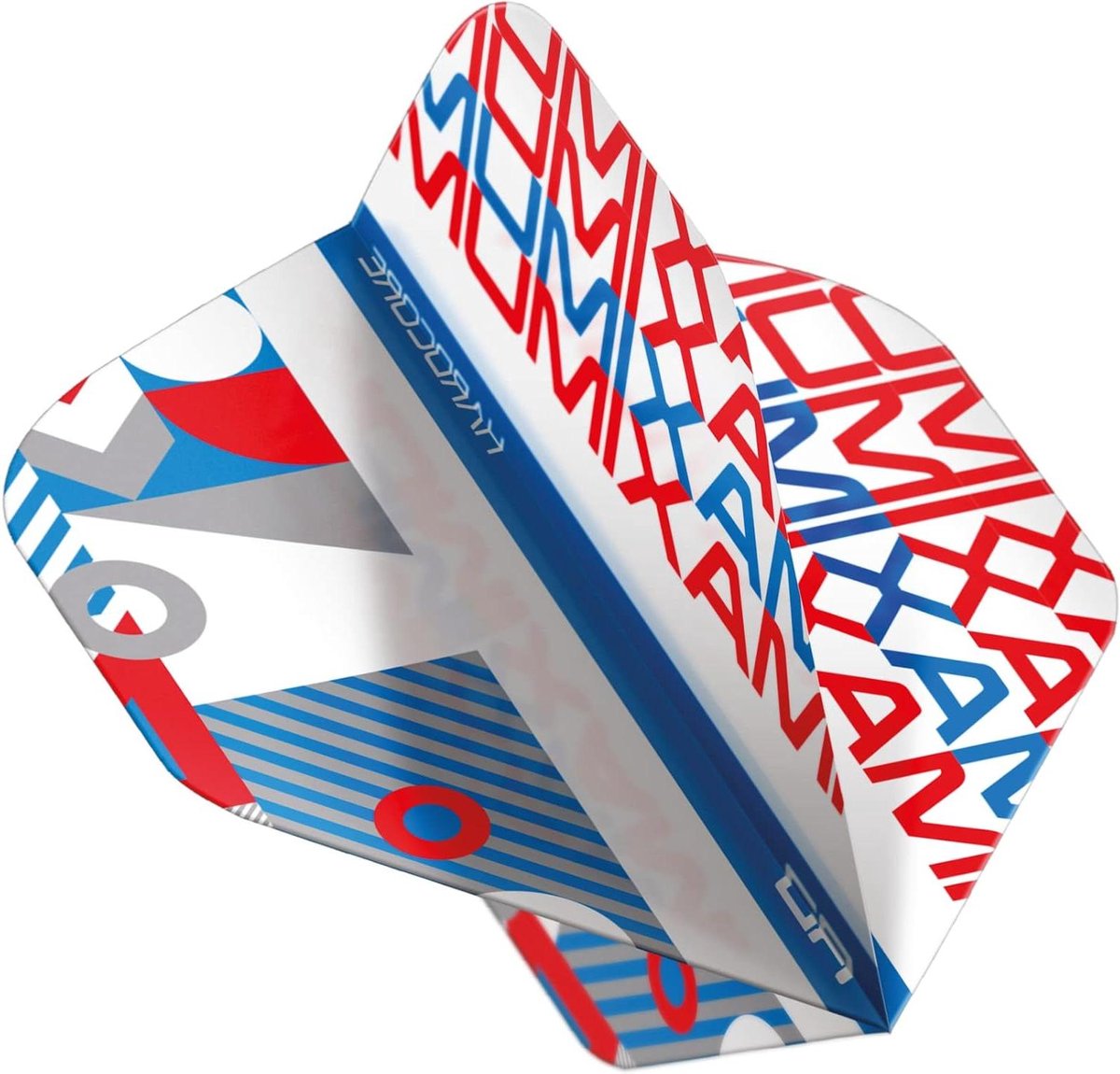 Dart Vluchten - Vliegers - Precisie Darts - Extra dik - 9 stuks - Wit Blauw
