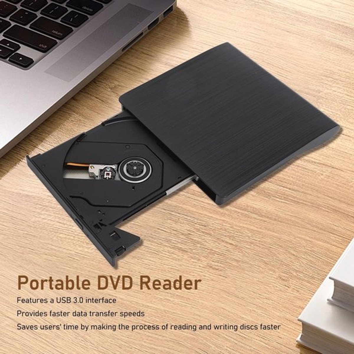 Golden crown - Externe DVD-drive - USB 3.0 - Slank en Draagbaar