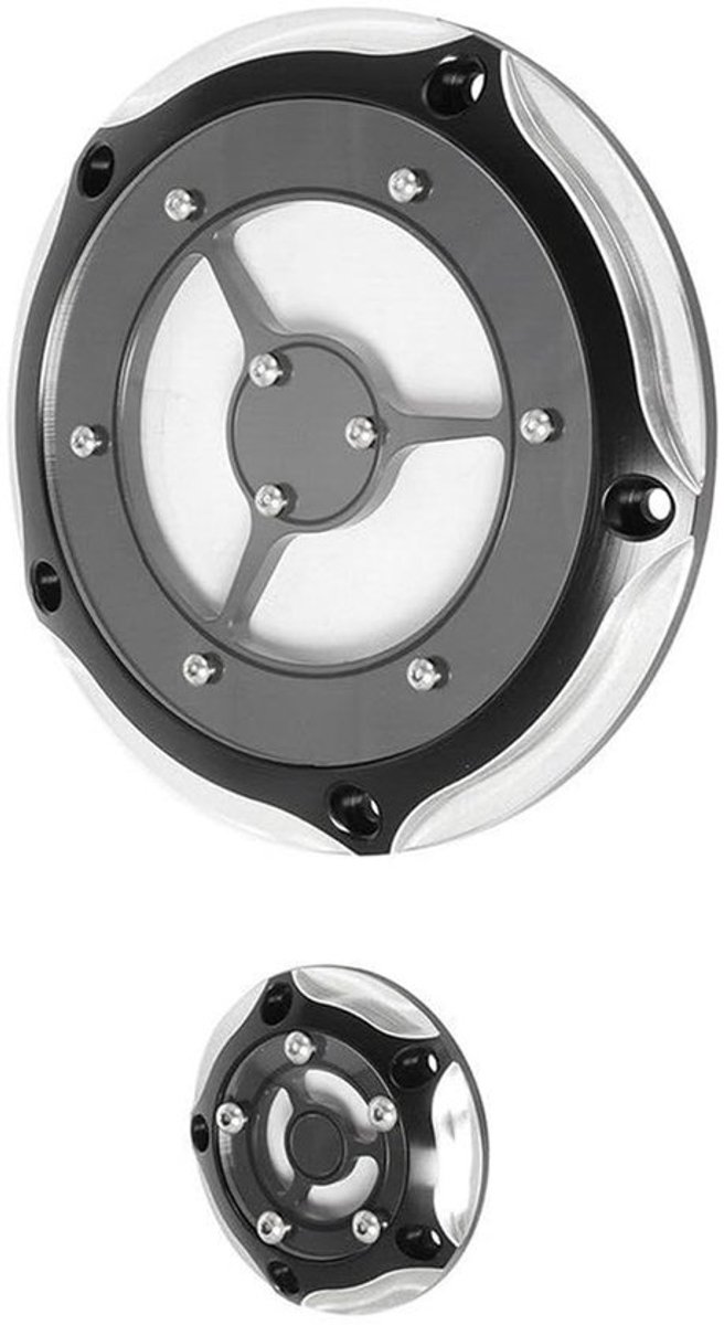 Golden crown - Derby Timer Clutch - Motorfiets Cover - Aluminium