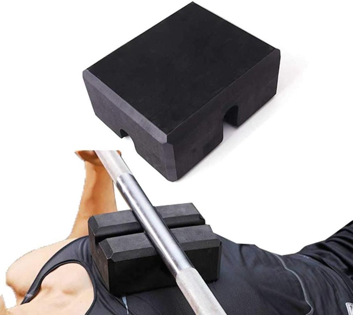 Bankdruk Blokken - Trainingsblokken Kracht - Verstevigen Borstspieren - Verstelbaar 2-5 Boards - 22 x 15 x 10.2 cm - Zwart