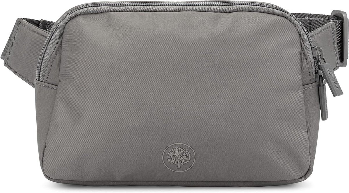 Luier Belt Bag - Heuptas Luiertas - Babyverzorging Onderweg - Efficiënte Opbergruimte - 20.32 x 5.08 x 13.97 cm - Grijs