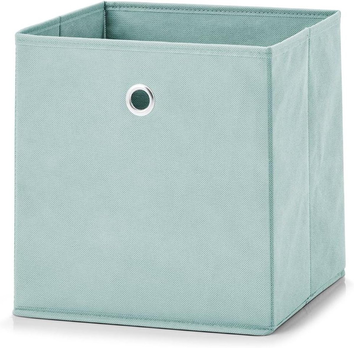 Opbergdoos Vlies - Opbergbak Mand - Huis Ordenen - Opvouwbaar Design - 28 x 28 x 28 cm - Munt