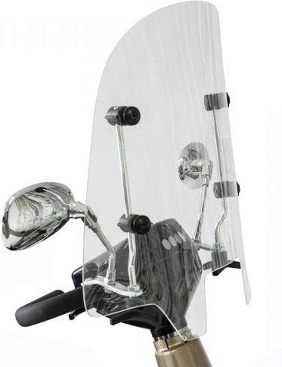 Scootmobiel Windscherm - Universeel Windscherm - Bescherming Tegen Wind - Hoog Model - Universeel - Transparant
