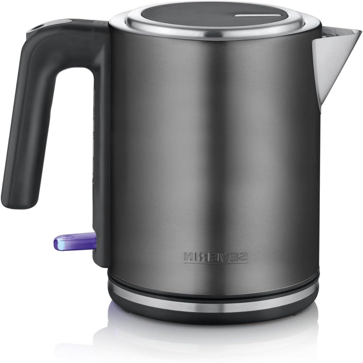 Waterkoker - Snelkoker Heetwater - Koffie en Thee - Compact RVS Design - 1 Liter - Zwart