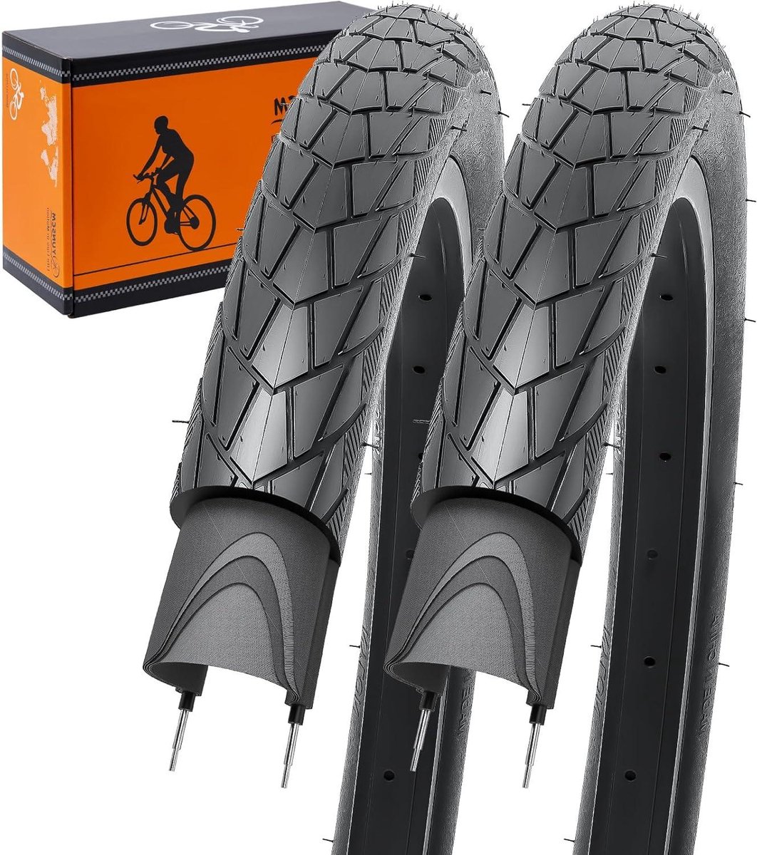 Fietsbanden 26 inch - Banden Racefiets - Weggebruik - Lekbestendig Nylon - 26x1.50 - Zwart