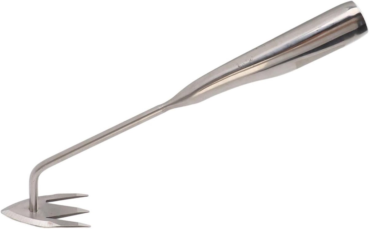 Handonkruidtrekker - Wieder Staand - Onkruid Verwijderen - V-vormig Snijontwerp - 38 x 10 x 7 cm - Zilver