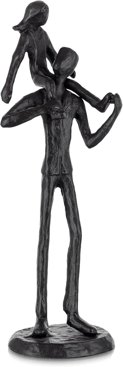 Vader Geschenken van Dochter - Vader Dochter Ijzeren Beeldje Vader Dochter Liefde Beeldje Decoratie voor Vaderdag Huwelijk Herdenkings voor Vader Standbeeld voor Nieuwe Stiefvader Echtgenoot