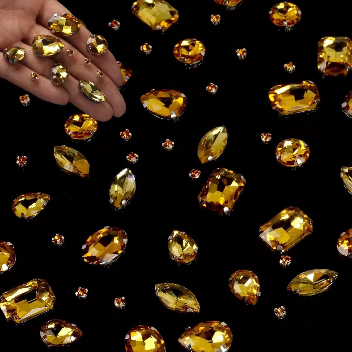 186 stuks strass-steentjes om op te naaien, sierstenen, glas, kristal, strasssteentjes, kleding, decoratieve diamanten, handgenaaide diamantaccessoires voor doe-het-zelf kleding, bruidsschoenen