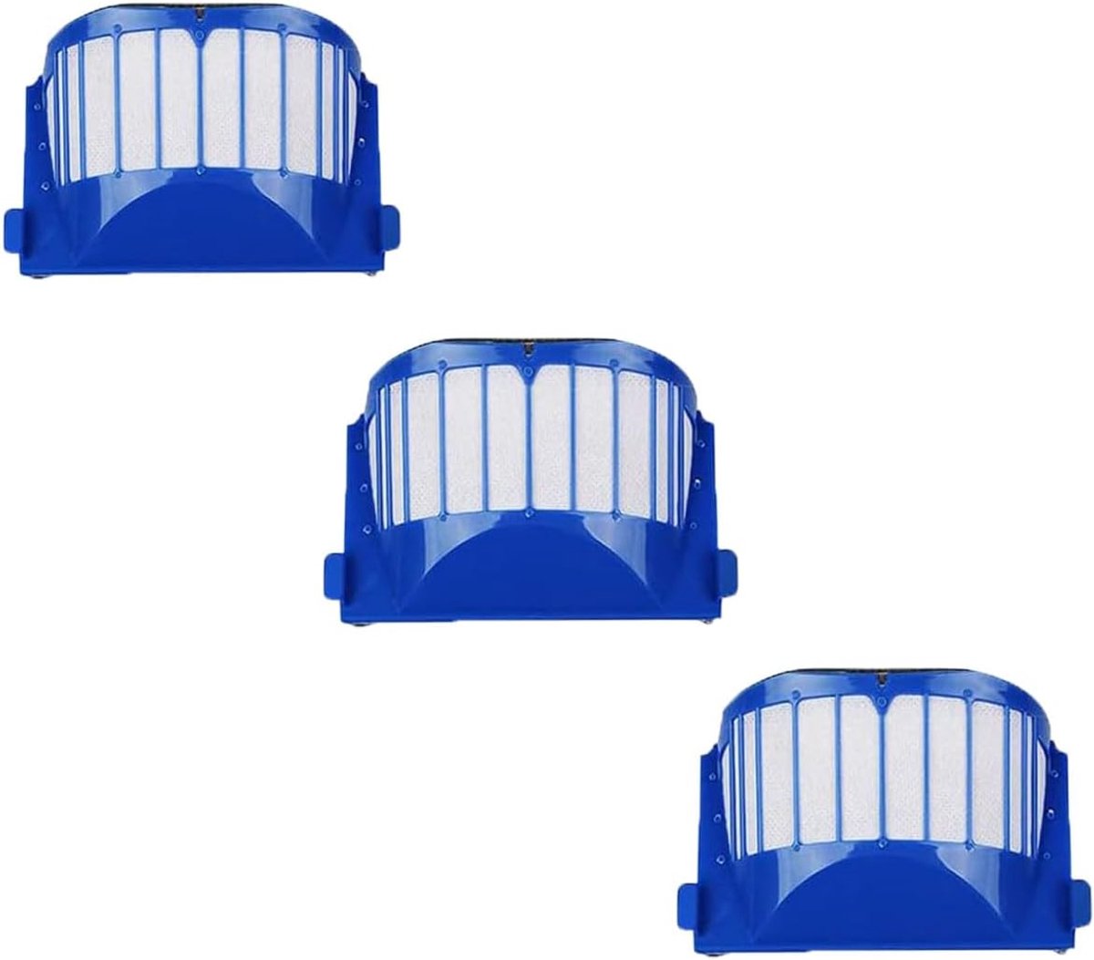 Geschikt voor iRobot Roomba 600-serie accessoires, vervangingsfilter geschikt voor iRobot Roomba 600-serie 694 676 675 692 695 677 671 655 690 680 660 650 620 614 & 500-serie 5958 5 564 robot (set van 3 stuks)-Stijl 1