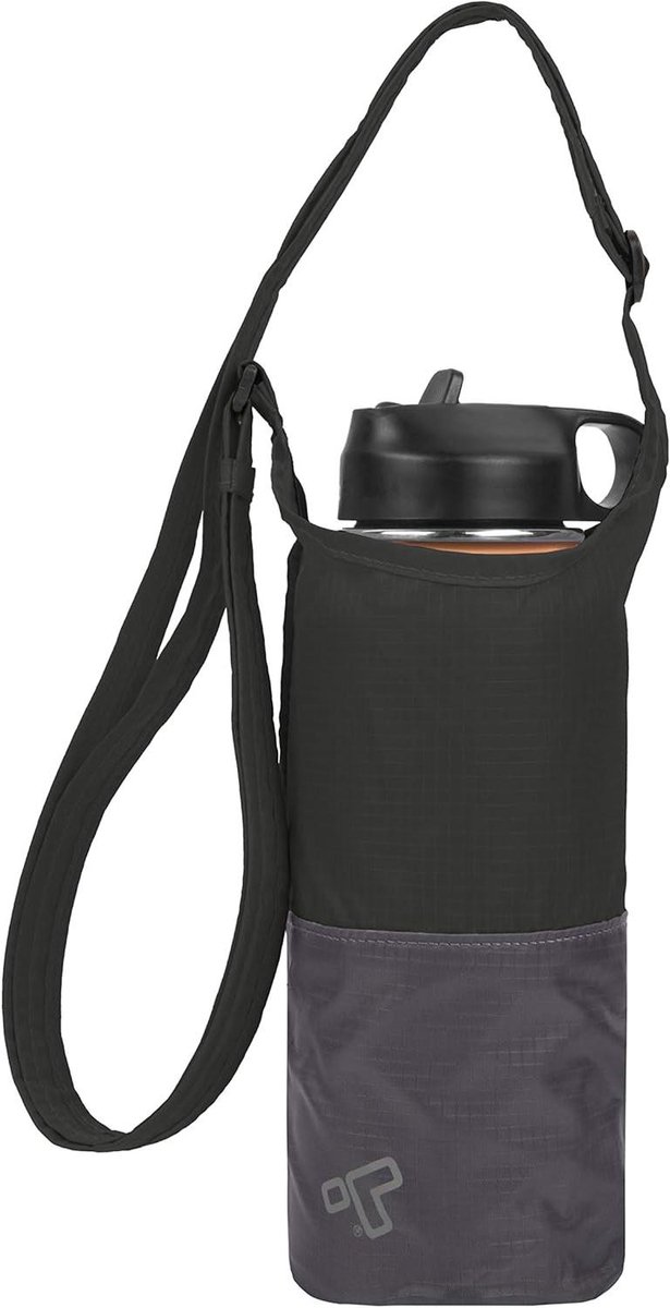 Opvouwbare Waterfles Draagtas - Fleshouder Sling - Hydratatie Onderweg - Compact Opvouwbaar Ontwerp - 8.89 x 0.64 x 20.32 cm