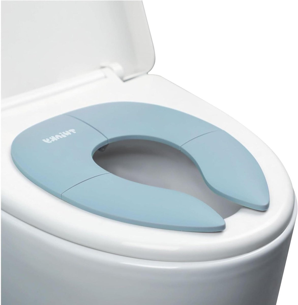 Potty Trainer - Toilet Stoel Verkleiner - Kinderen Zelfstandig Leren - 2-in-1 Ontwerp - Compact Opvouwbaar - Blauw