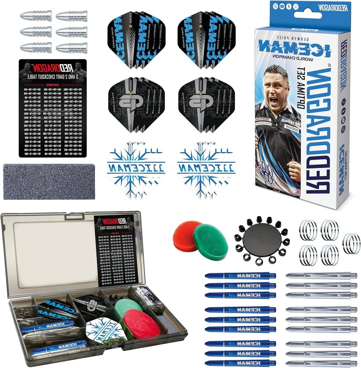 Dart Accessoire Set - Dart Onderdelen - Darten Verbeteren - Compleet Pakket - 140 g - Multicolor