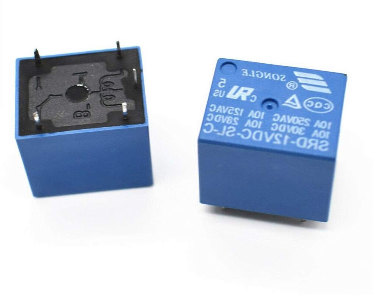 PCB Relais - Mini Vermogensrelais - Elektronica Besturen - 5-Pins Ontwerp - 19.2 mm - Niet gespecificeerd