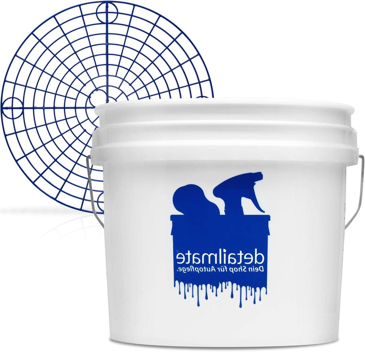 Wasemmer met Grit Guard - Reinigingsemmer - Auto reinigen - Vuil scheidend - 19 liter - Blauw
