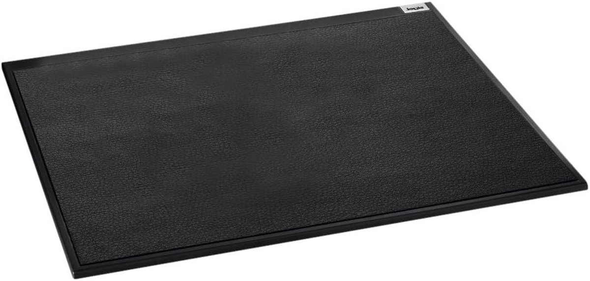 Bureauonderlegger Imitatieleer - Bureau Pad Desk Mat - Bureau Organisatie - Antislip Onderkant - 60 x 49 cm - Zwart