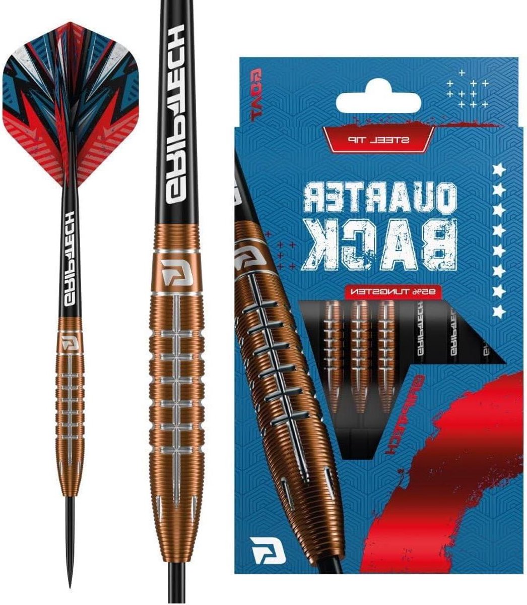 Steeldarts - Dartpijlen Stalen - Darts Spelen - 95% Tungsten - 24-26 Gram - Brons