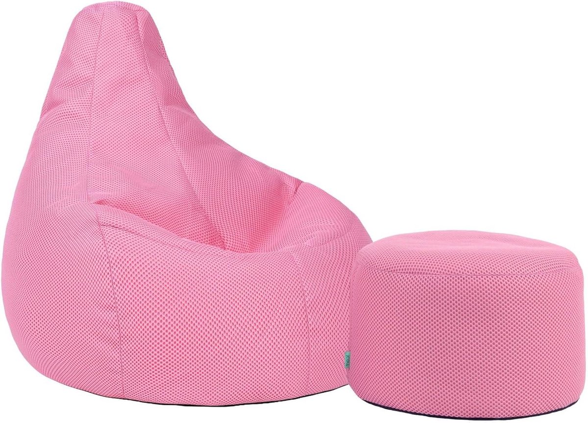 Gaming Bean Bag XXL - Zitzak Volwassenen - Comfortabel Gamet - Ergonomische Vorm - 92 x 94 x 85 cm