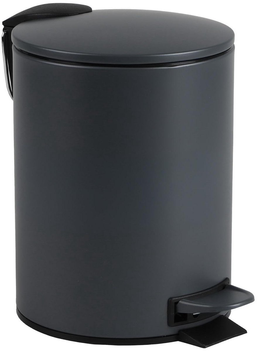 Pedaalemmer 3 Liter - Cosmetica-emmer Vuilnisbak - Hygiënisch Afval Weggooien - Softclose Mechanisme - 3 Liter - Moonrock