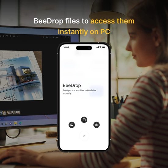 Persoonlijke Backup Hub - Draadloze Opslag - Bestanden Overzetten - Lokale Opslag Zonder Abonnement - 2 TB - Zwart — afbeelding 3