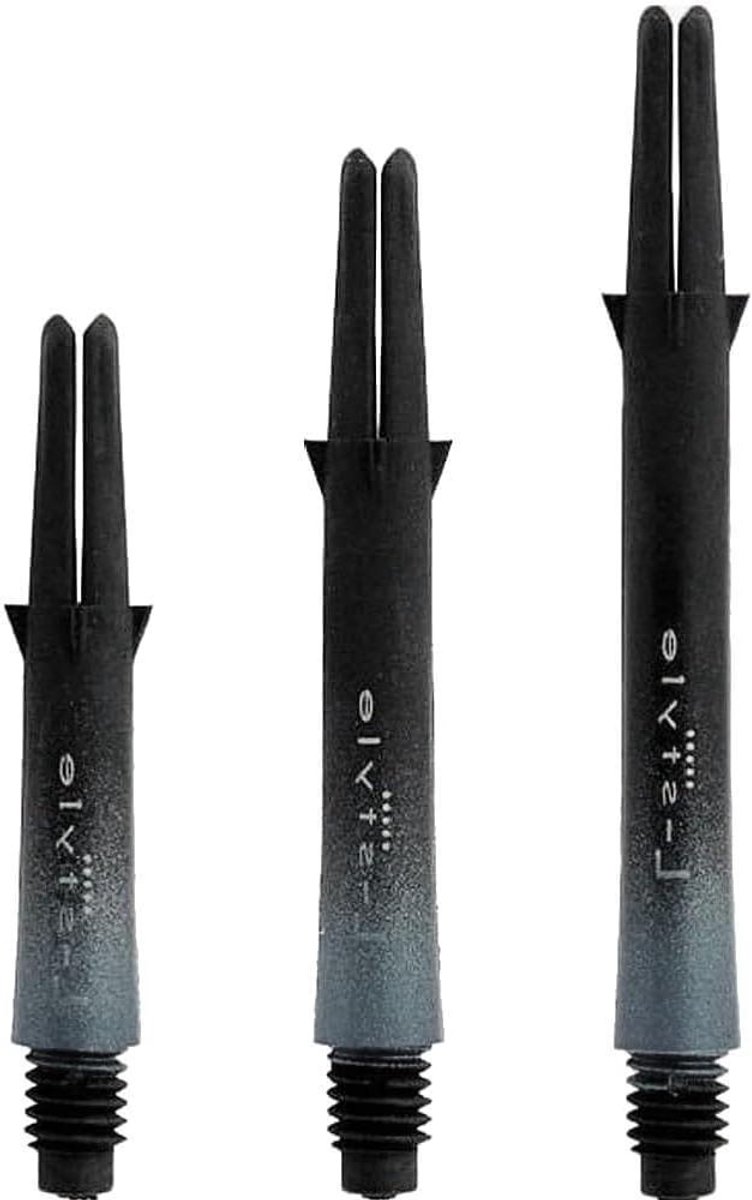 Dart Shafts - Carbon Assen - Darts Spelen - Ingebouwde Flight Protectors - 19 centimeter - Zilver