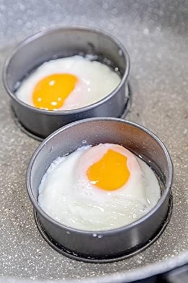 Eierringen – Ei Pocheer Ringen – Spiegelei Vorm – Pannenkoek Ring –