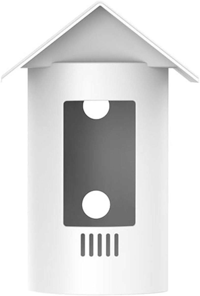 Beschermhoes voor camera-siliconen, waterdicht, zacht, licht en duurzaam siliconen hoesje voor ring stick up cam batterij (wit)