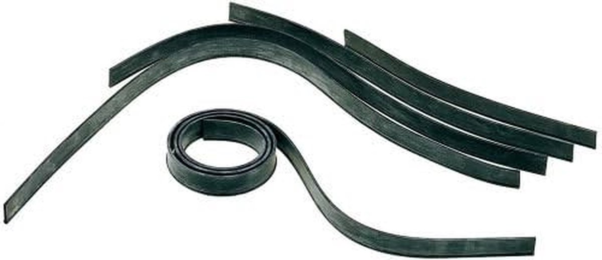 Wisser Rubber - Vervangingsrubber Wisser - Ramen Schoonmaken - Professionele Kwaliteit - 45 cm - Zwart