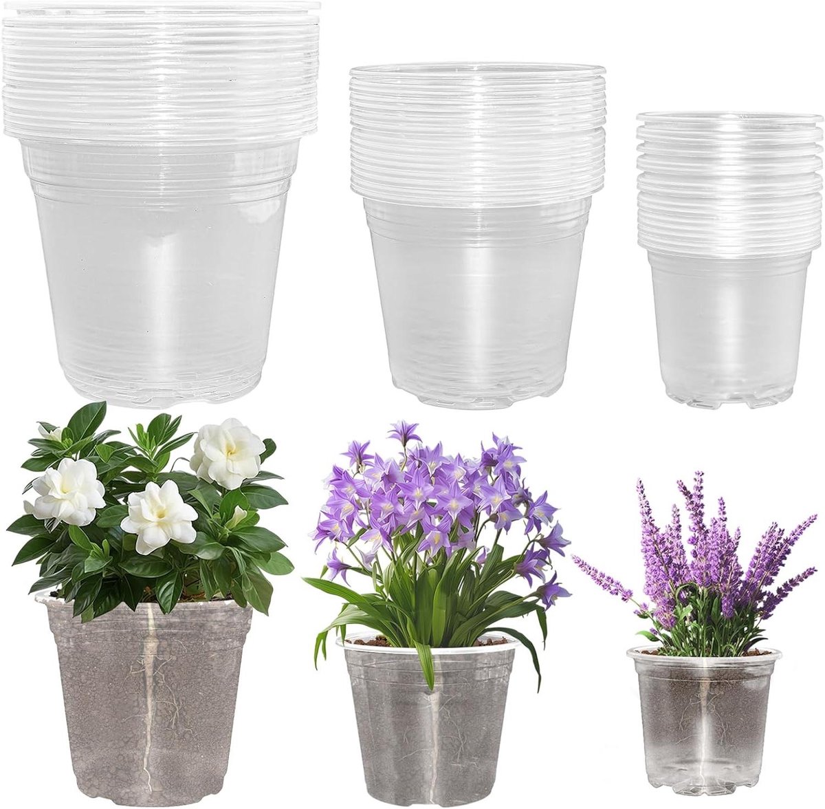 Zaaipot Kunststof - Plantenbak Kweekpot - Planten Kweken - Lichtgewicht Ontwerp - 379 x 192 x 189 cm - Niet gespecificeerd