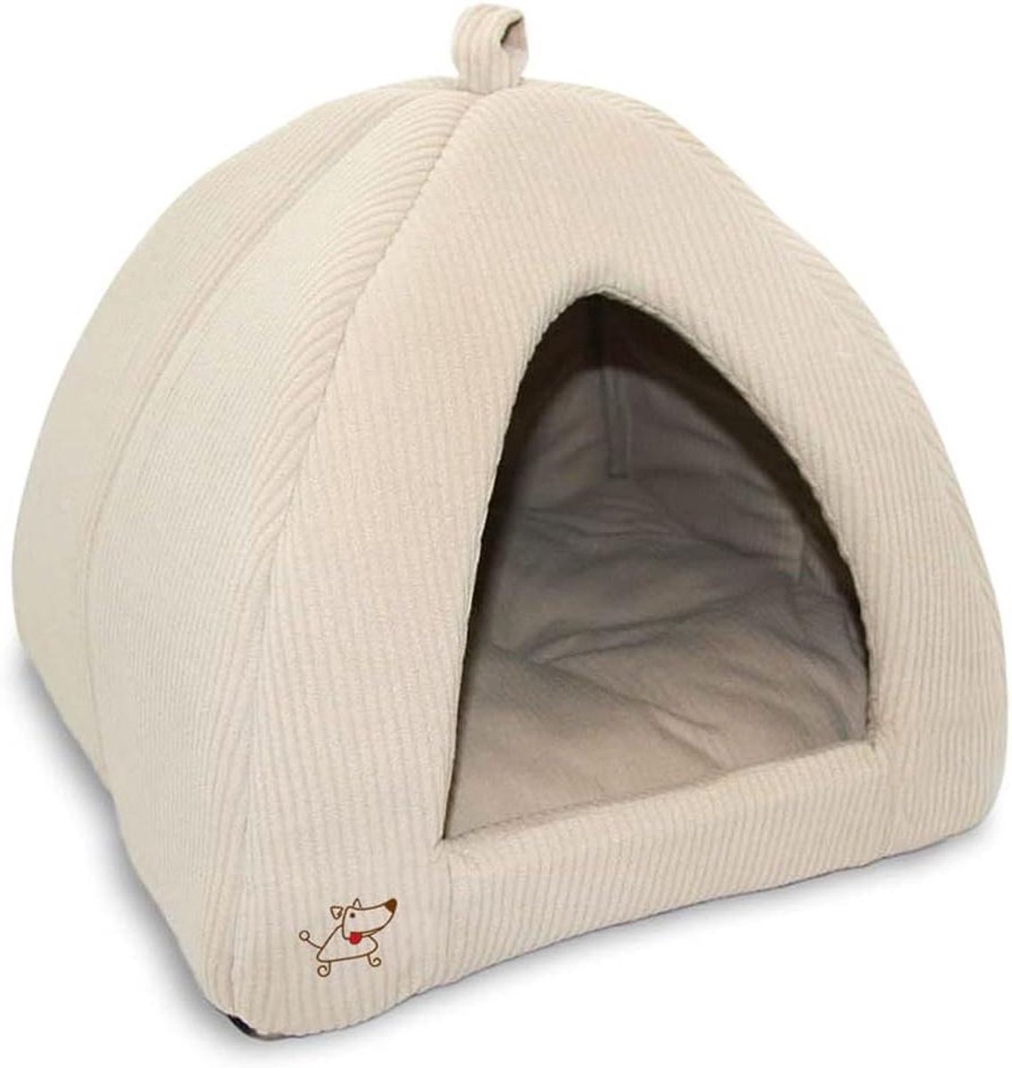 Huisdiertent - Zacht bed - Comfortabel slapen - Gezellig privé-eiland - 48 cm - Bruin