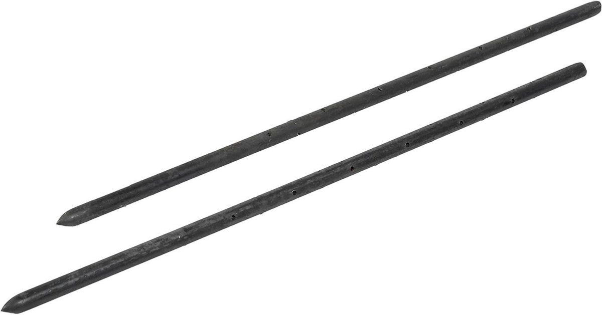 Nagel Stakes - Bevestigingspennen - Terrein Afbakenen - Met Gaten - 60 cm - Metaal