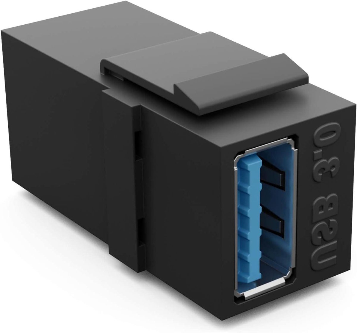 Multimedia Keystone Module - Patchpanel Connector - Netwerk Installatie - Plug and Play - 3 x 2 x 1.5 cm