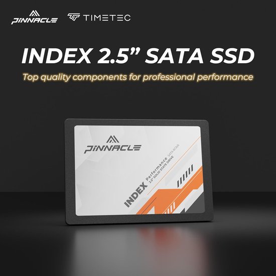 Interne SSD - Solid State Drive - Computer Opslag - 3D NAND QLC - 256 GB - Oranje — afbeelding 2