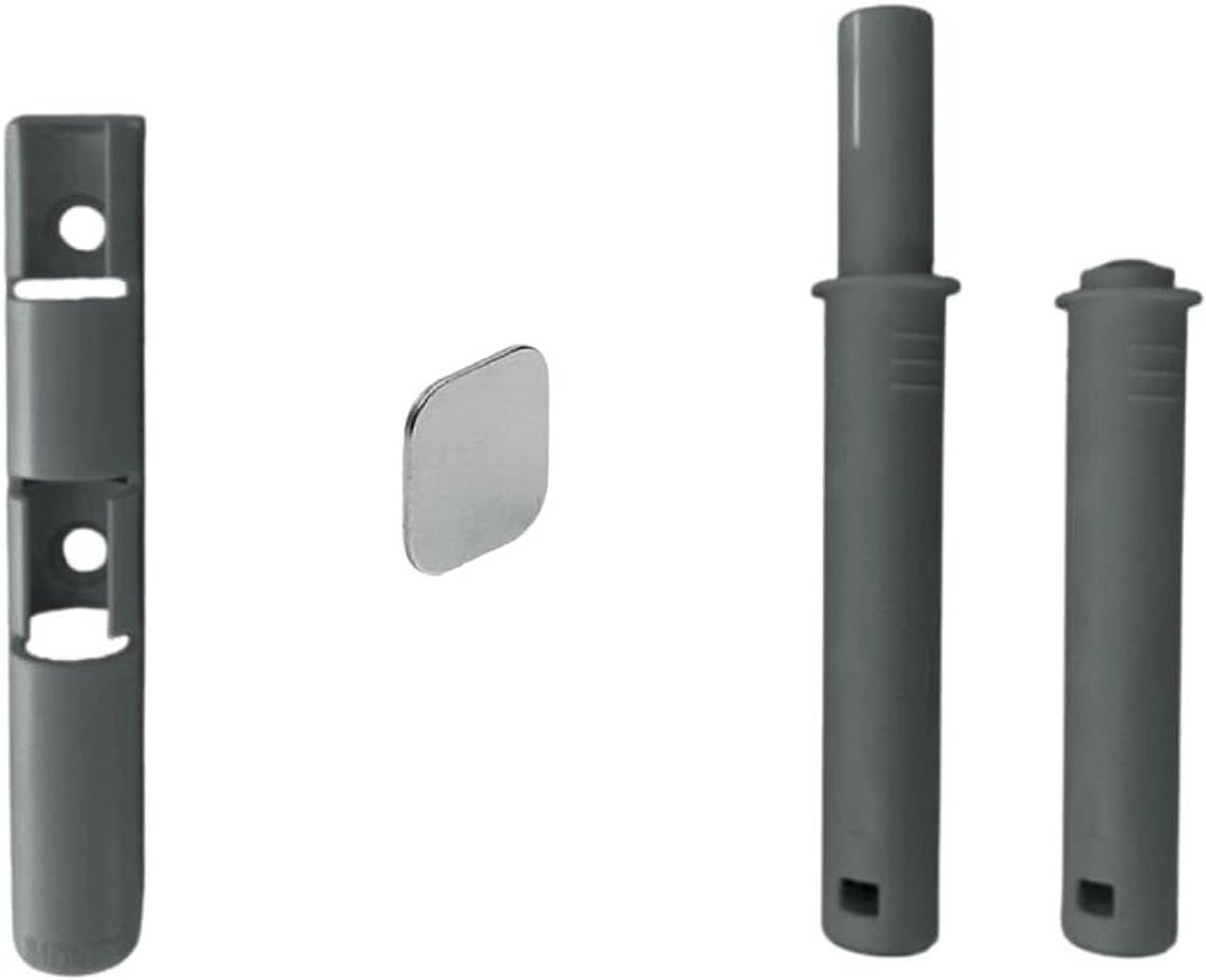 Deuropeningssysteem - Deurklem Magneet - Deur Open Houden - Met Ratel Systeem - 55mm - 20mm - Antracietgrijs