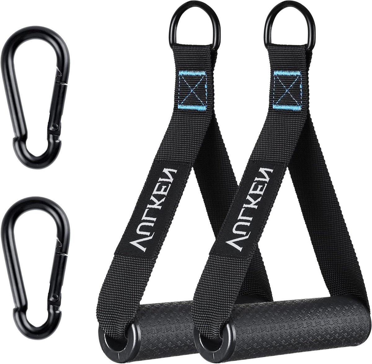 Oefening Handvatten - Kabel Bijlagen - Fitness Training - Antislip ABS Grip - 14.1 Inch Lengte - Zwart