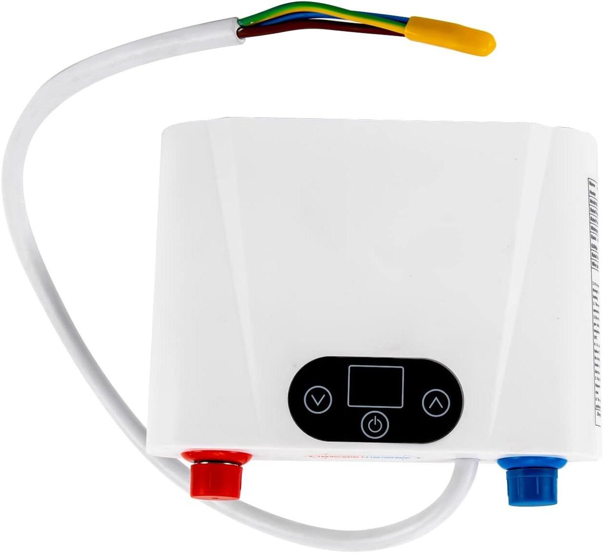 Doorstroomboiler - Elektrische waterverwarmer - Direct warm water - Energiebesparend model - 55 kW - Wit