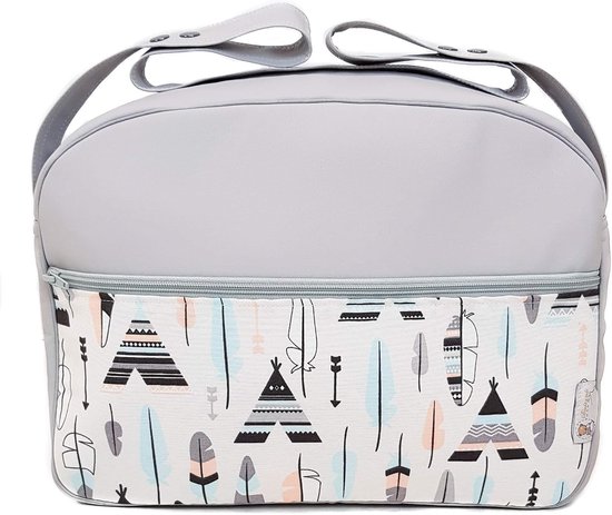 Universele Voetenzak - Maxi Bag Set - Baby Comfort - Afneembare Deksel - 29x39x11 cm - Tipi Feathers van Universele — afbeelding 2